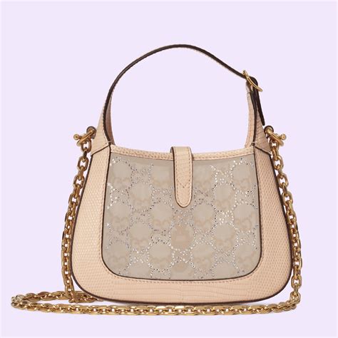 Gucci jackie crystal bag